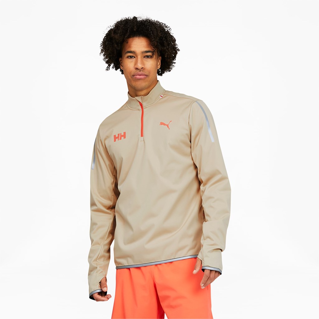 Puma PUMA x HELLY HANSEN Løbe Pullover Herre Grøn | 846309EHW