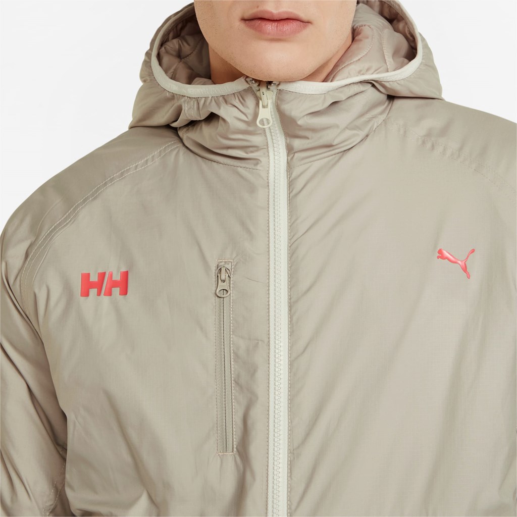 Puma PUMA x HELLY HANSEN Reversible Padded Jakke Herre Grøn | 504316JDX