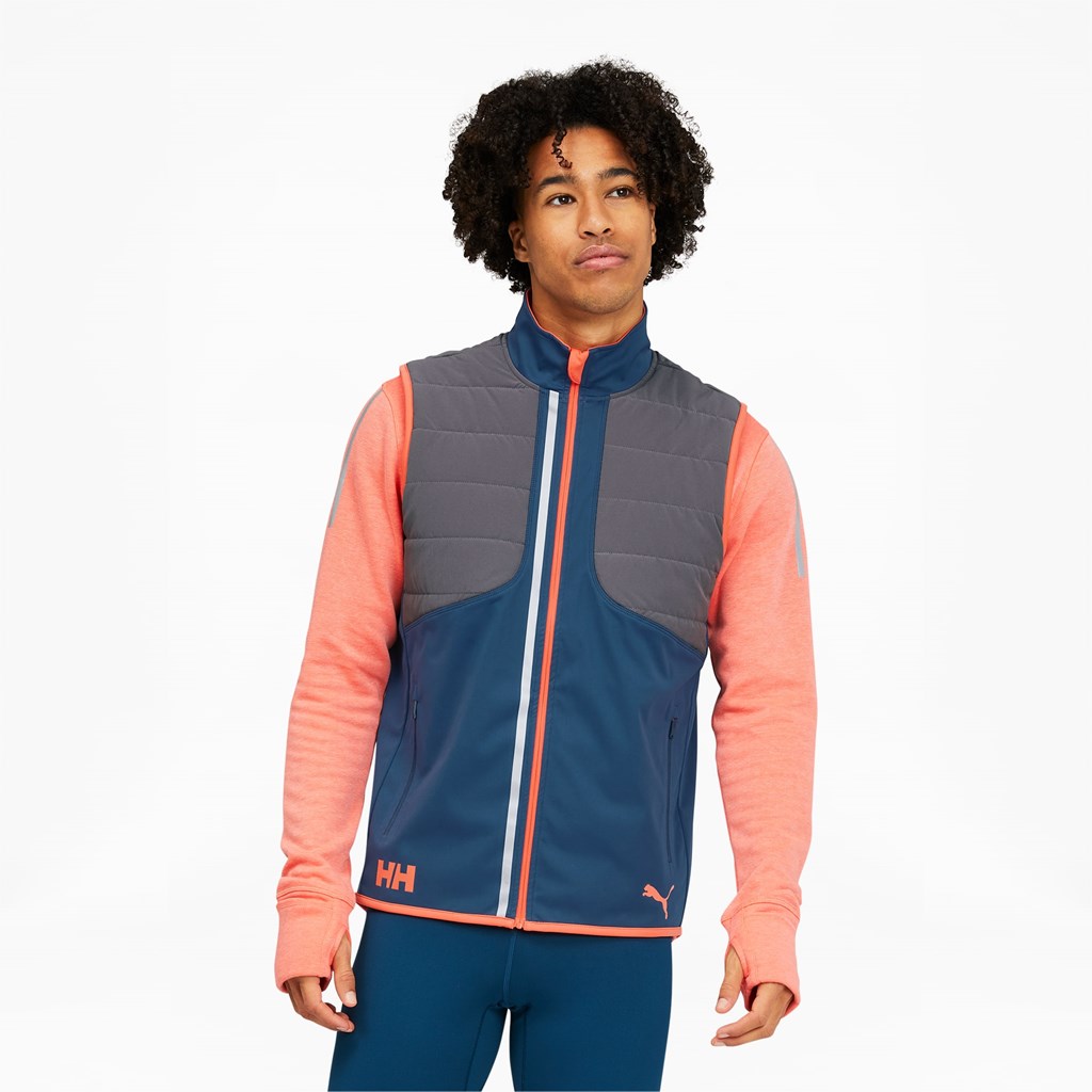 Puma PUMA x HELLY HANSEN Veste Herre Blå Koral | YH2947385