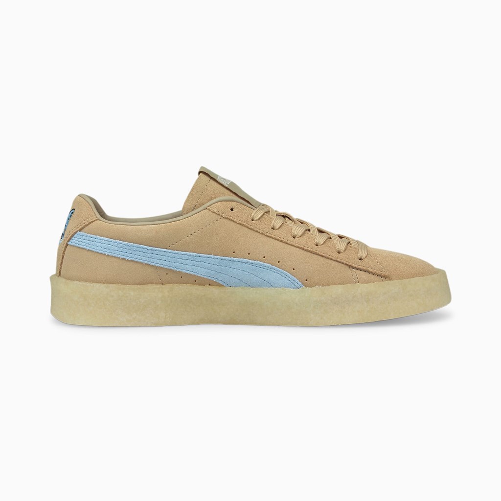 Puma PUMA x MAISON KITSUNE Suede Crepe Sneakers Herre Blå | TE6843297