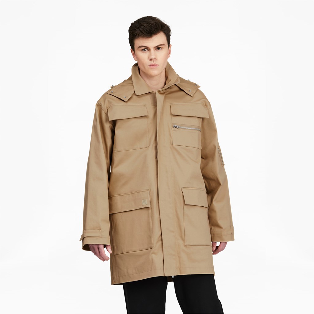 Puma PUMA x MAISON KITSUNÉ Military Jakke Herre Travertine | 641720QIP