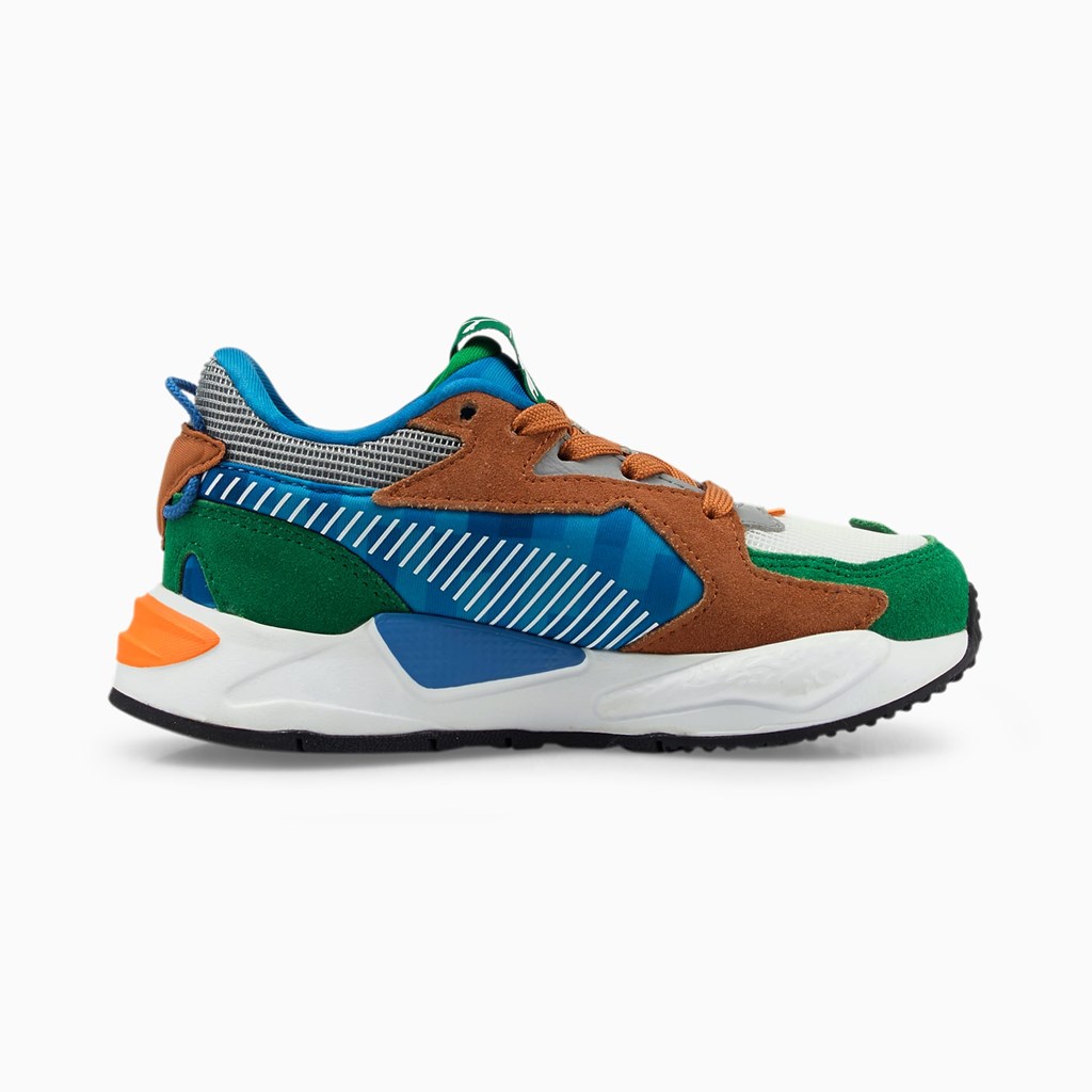 Puma PUMA x MINECRAFT RS-Z Little Sneakers Drenge Grøn | 324987HOT