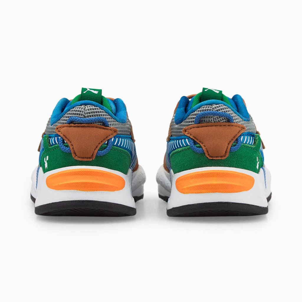 Puma PUMA x MINECRAFT RS-Z Toddler Sneakers Drenge Grøn | 489716QFI