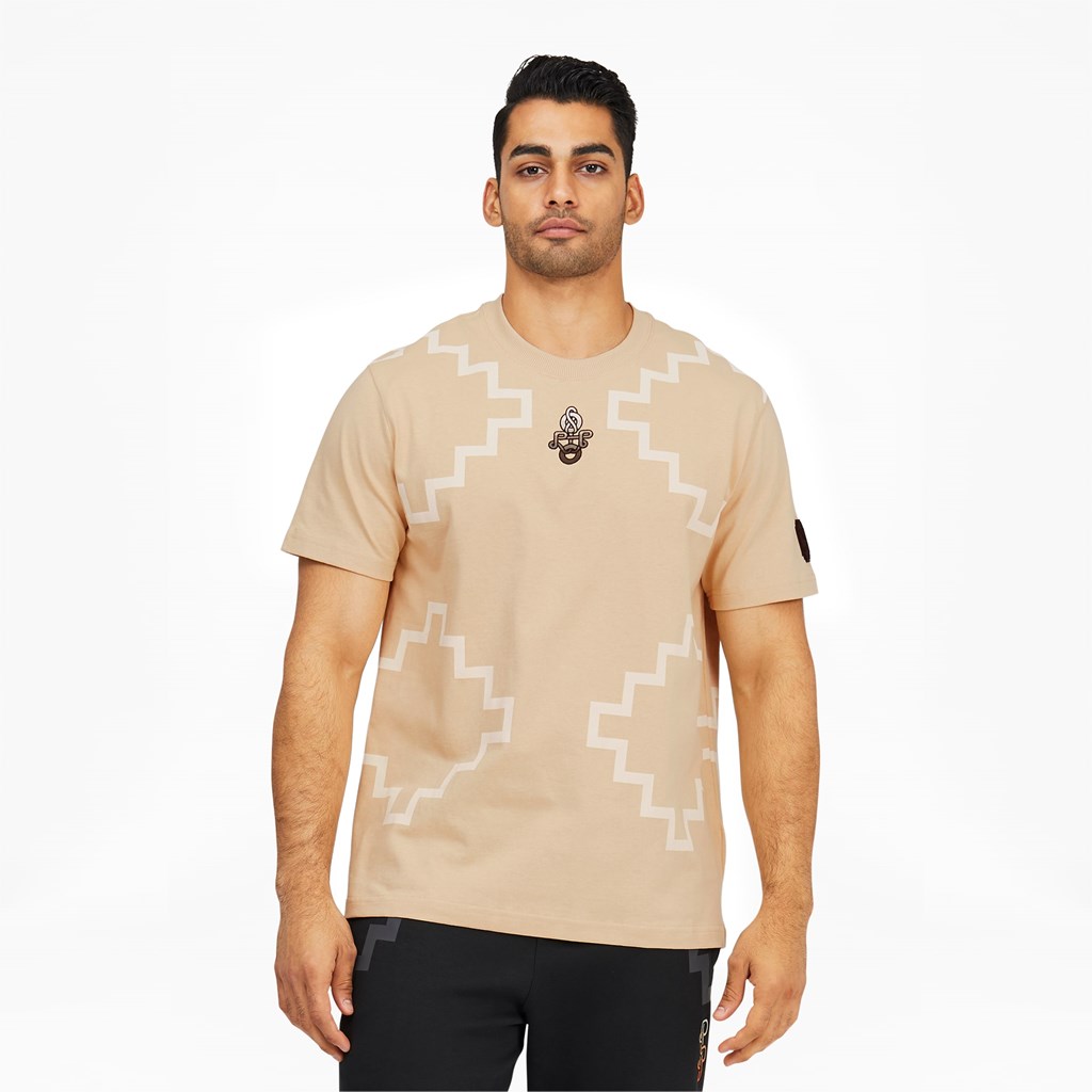 Puma PUMA x PRONOUNCE Elevated Tee Løbe T-shirt Herre Pebble | 206184RSH