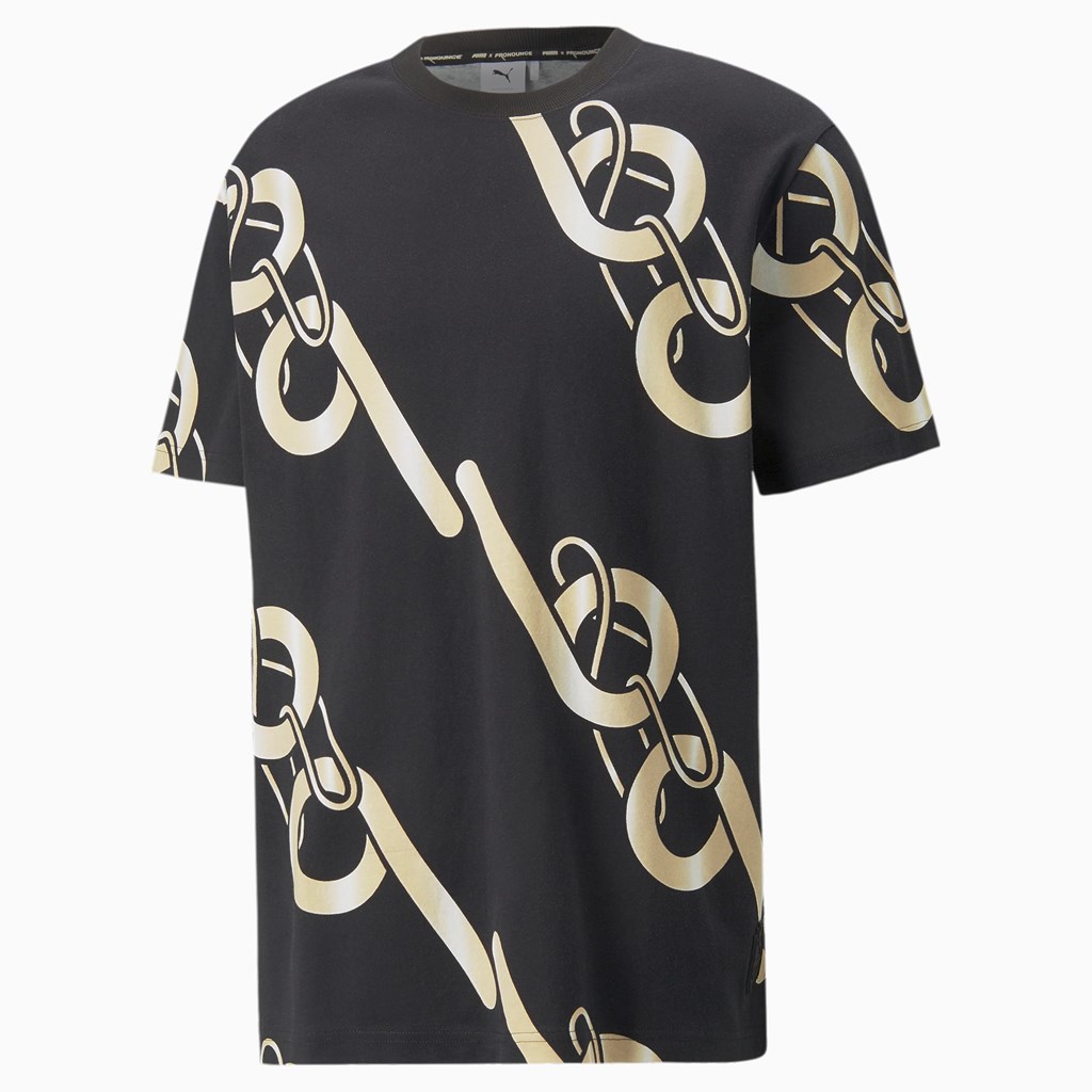 Puma PUMA x PRONOUNCE Graphic Løbe T-shirt Herre Sort | 327805EFP