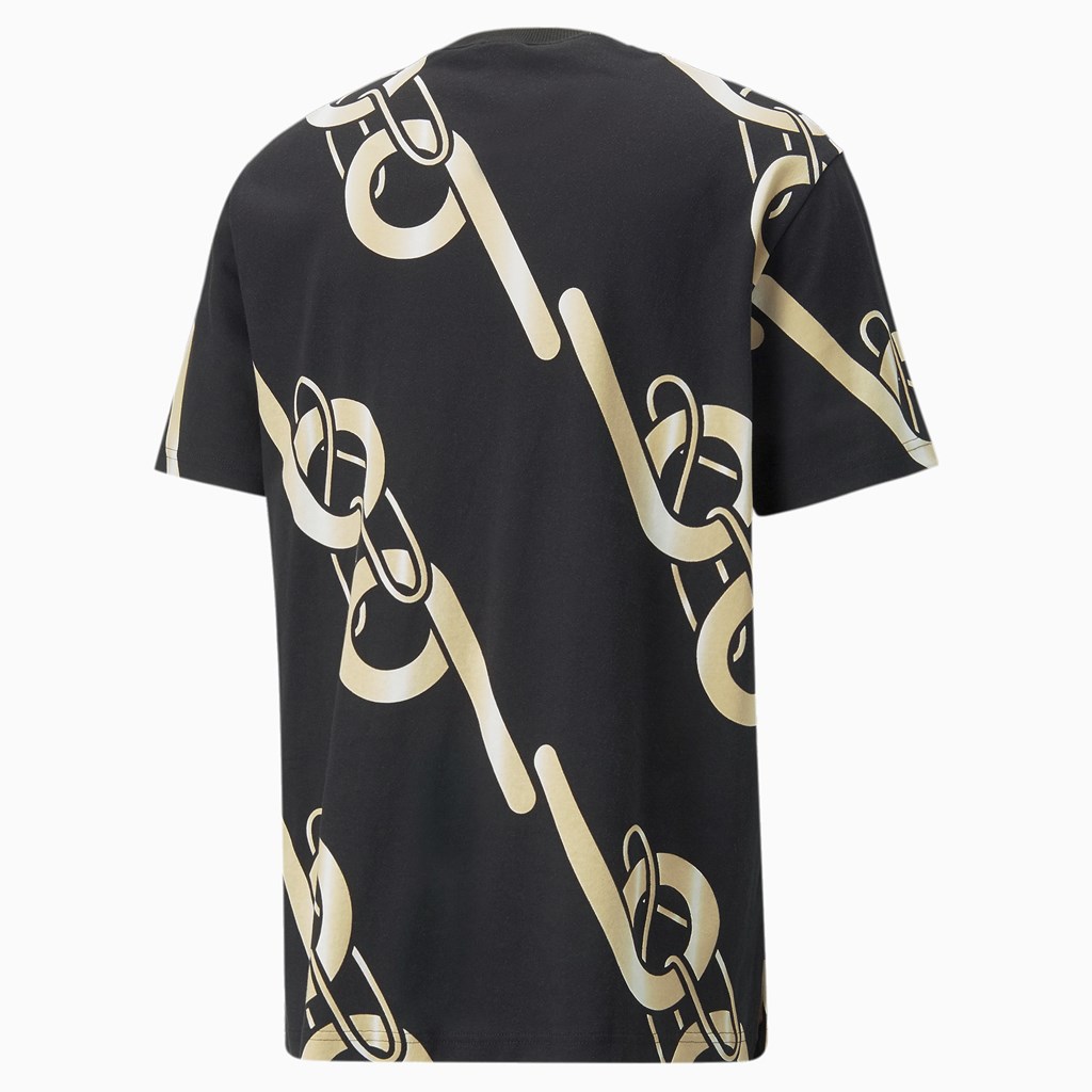 Puma PUMA x PRONOUNCE Graphic Løbe T-shirt Herre Sort | 327805EFP