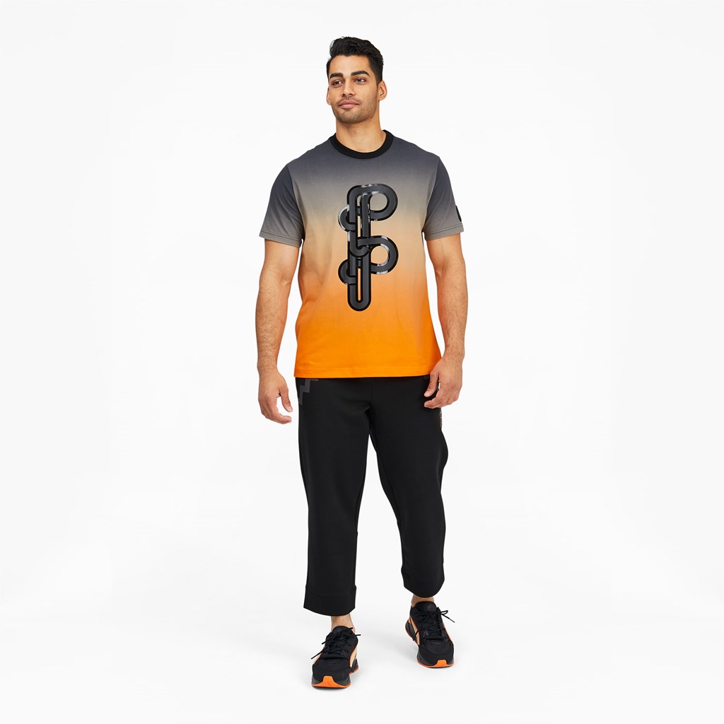 Puma PUMA x PRONOUNCE Graphic Løbe T-shirt Herre Sort | 713046BVS