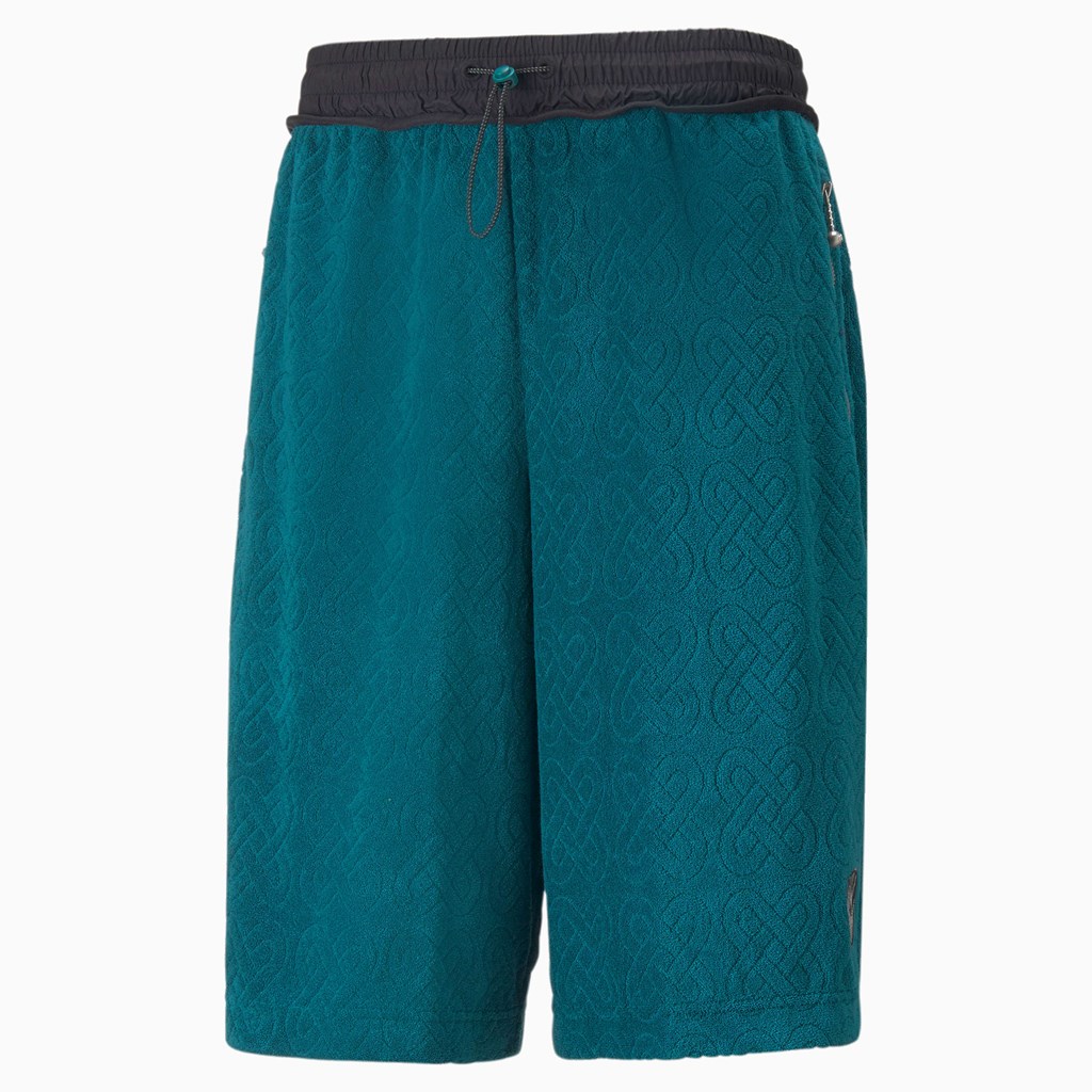 Puma PUMA x PRONOUNCE T LG Shorts Herre Shaded Spruce | 253840XYA