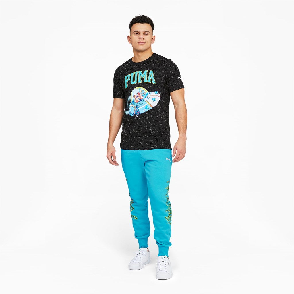 Puma PUMA x RICK AND MORTY Basketball Bukser Herre Blå | 971850HDQ