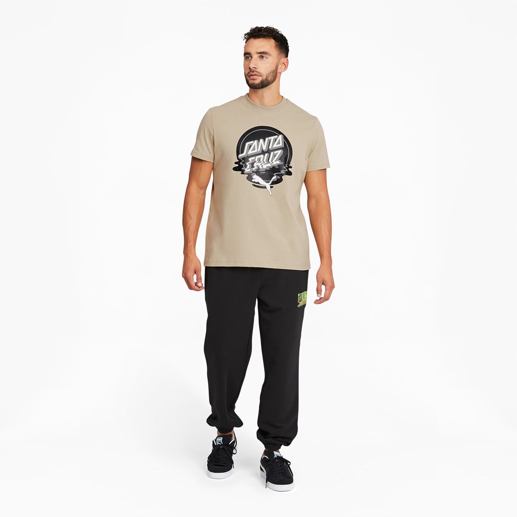 Puma PUMA x SANTA CRUZ Løbe T-shirt Herre Grøn | 325610UDH