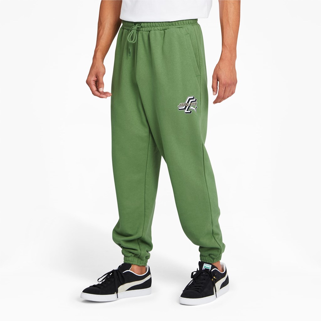 Puma PUMA x SANTA CRUZ Sweatpants Herre Dill | ZC4835621