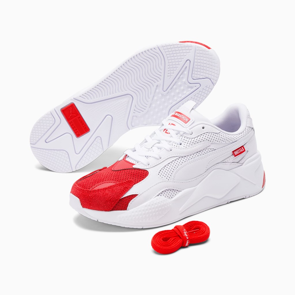 Puma PUMA x TMC Marathon Mixtape Anniversary RS-X³ Sneakers Herre Hvide Rød | HL2971634