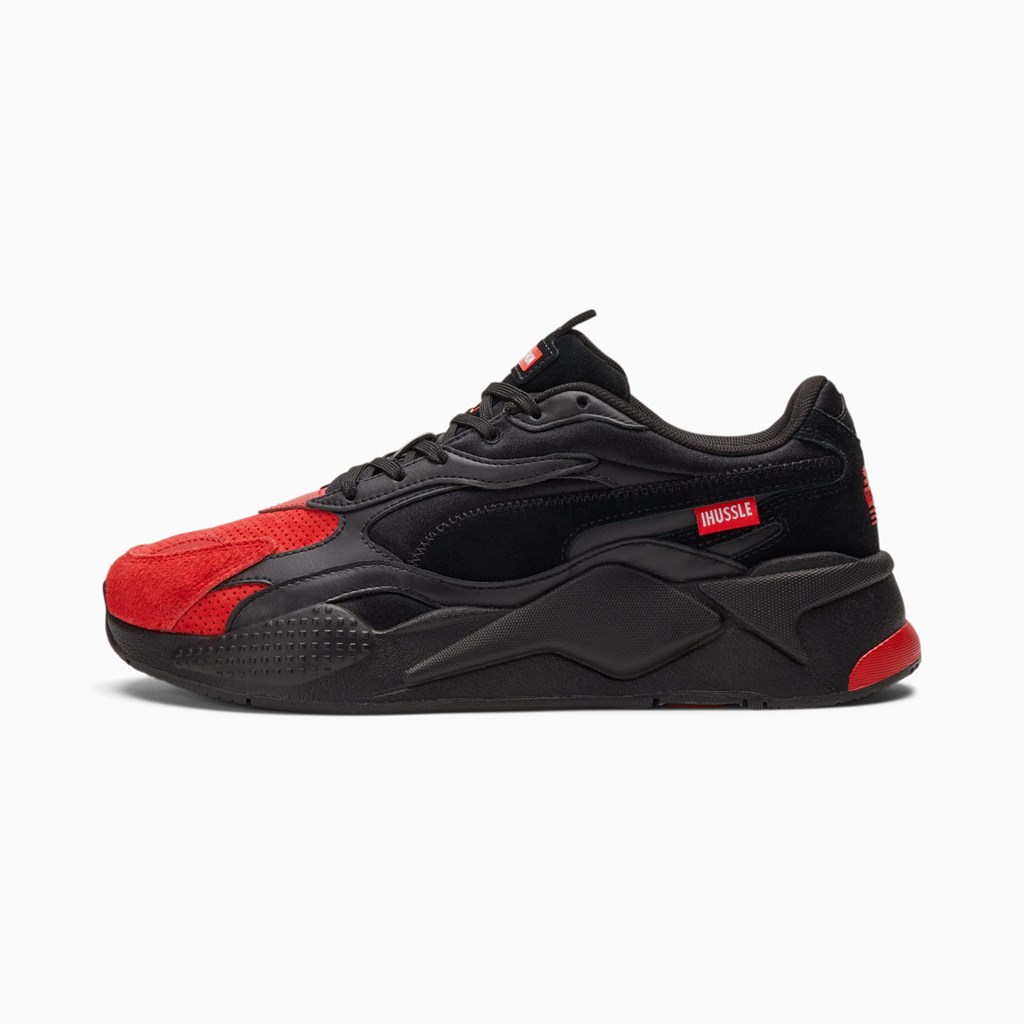 Puma PUMA x TMC Marathon Mixtape Anniversary RS-X³ Sneakers Herre Sort Rød | YV3860125