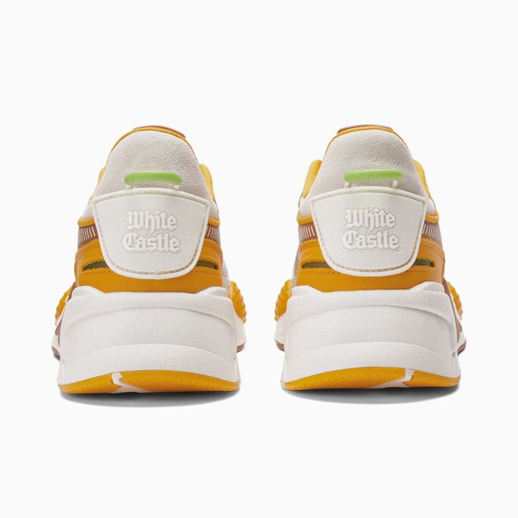 Puma PUMA x WHITE CASTLE RS-X JR Sneakers Drenge Mocha Bisque / Sunflower | 876243TOX