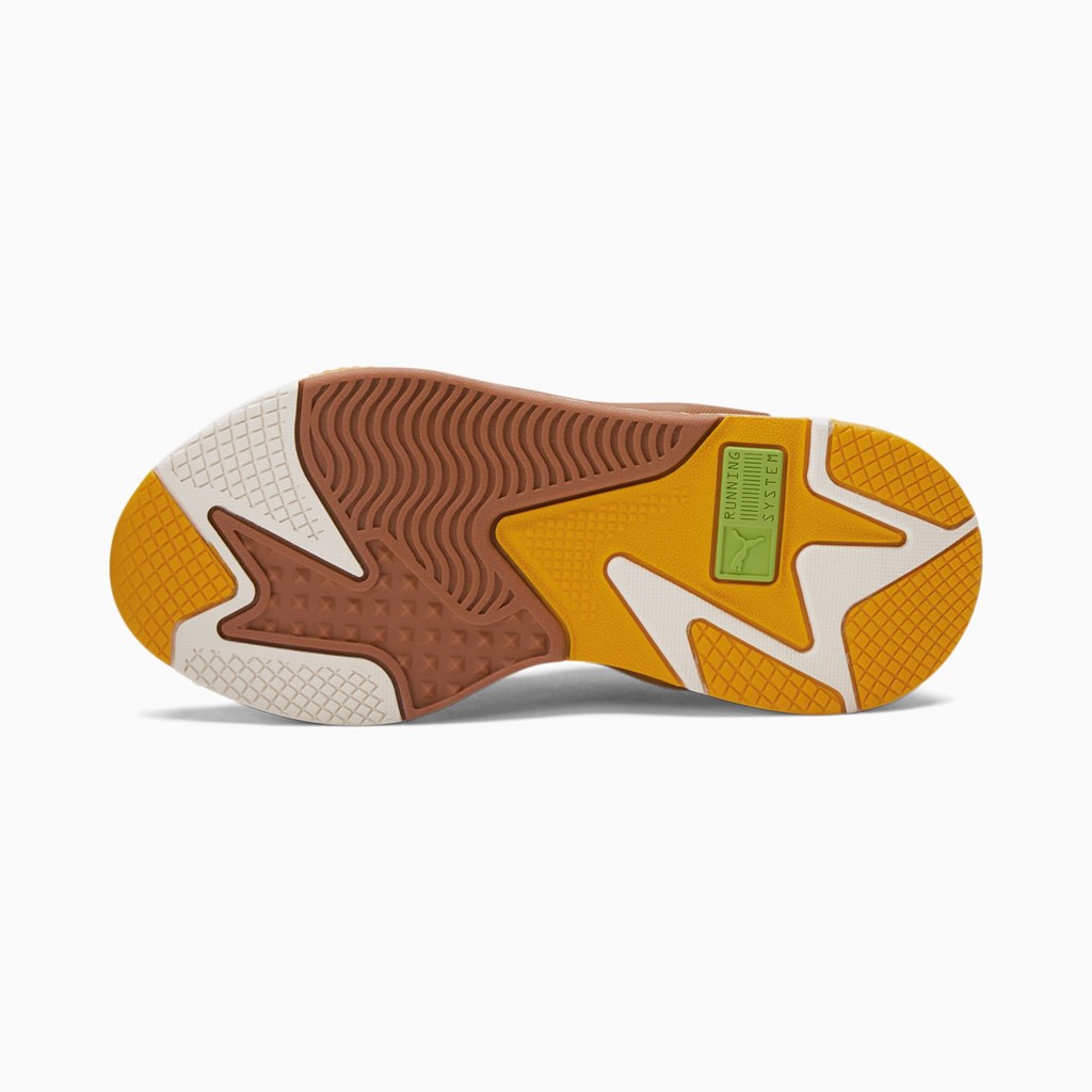 Puma PUMA x WHITE CASTLE RS-X JR Sneakers Drenge Mocha Bisque / Sunflower | 876243TOX