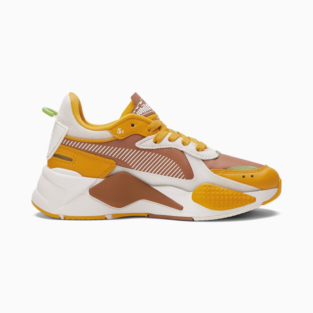 Puma PUMA x WHITE CASTLE RS-X JR Sneakers Drenge Mocha Bisque / Sunflower | 876243TOX