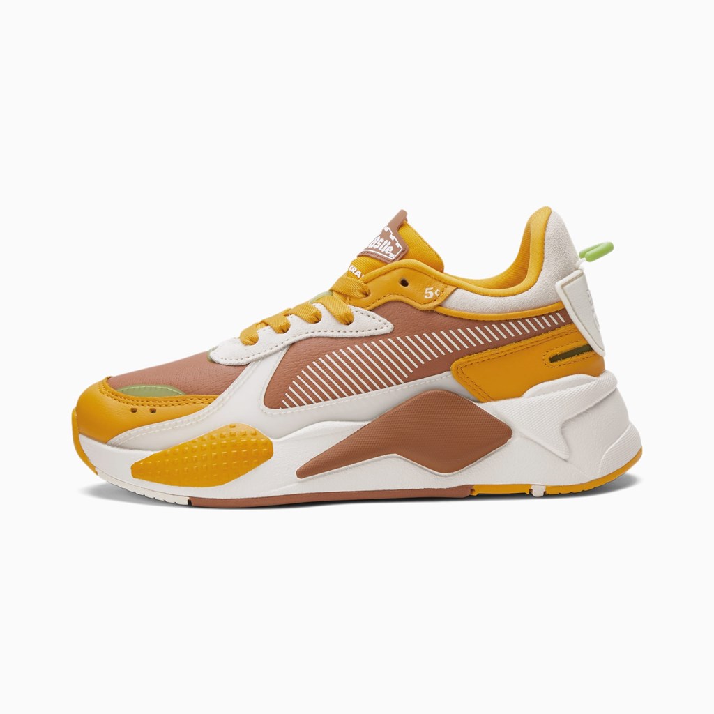 Puma PUMA x WHITE CASTLE RS-X JR Sneakers Drenge Mocha Bisque / Sunflower | 876243TOX