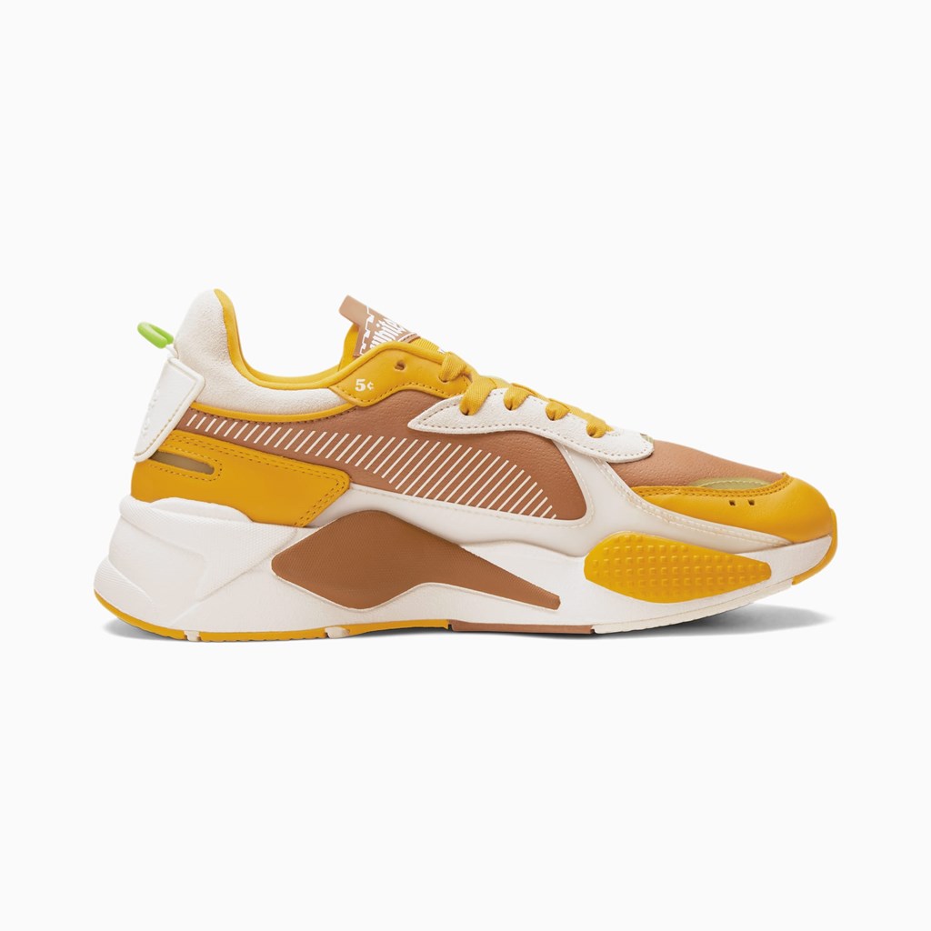 Puma PUMA x WHITE CASTLE RS-X Sneakers Herre Mocha Bisque / Sunflower | YN9461357