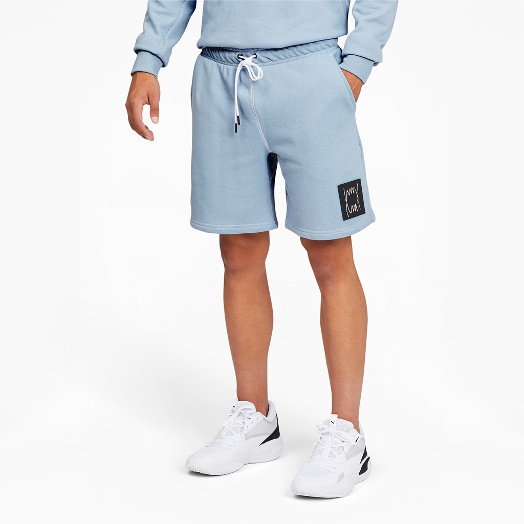 Puma Pivot Basketball Shorts Herre Blå | 463207CYS