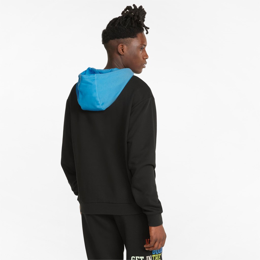 Puma Playbook Basketball Pullover Herre Sort | 520467WNP