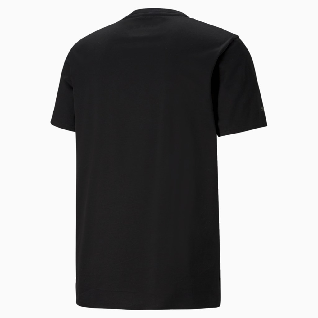 Puma Porsche Design Essential Løbe T-shirt Herre Sort | 284107VDS