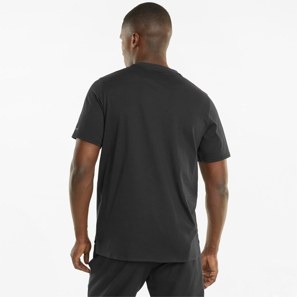 Puma Porsche Design Graphic Løbe T-shirt Herre Sort | 498206SQO