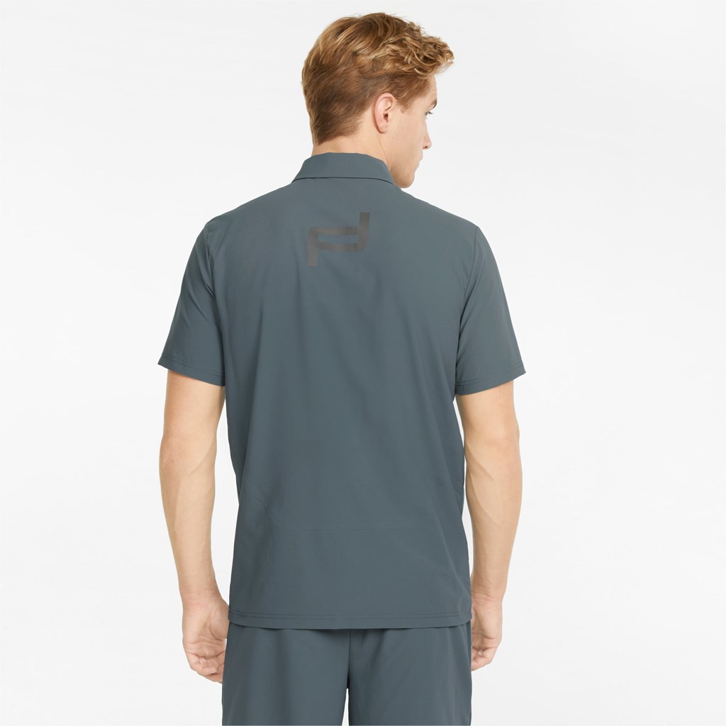 Puma Porsche Design MCS Active Polo Shirt Herre Mørke | 187049KAL