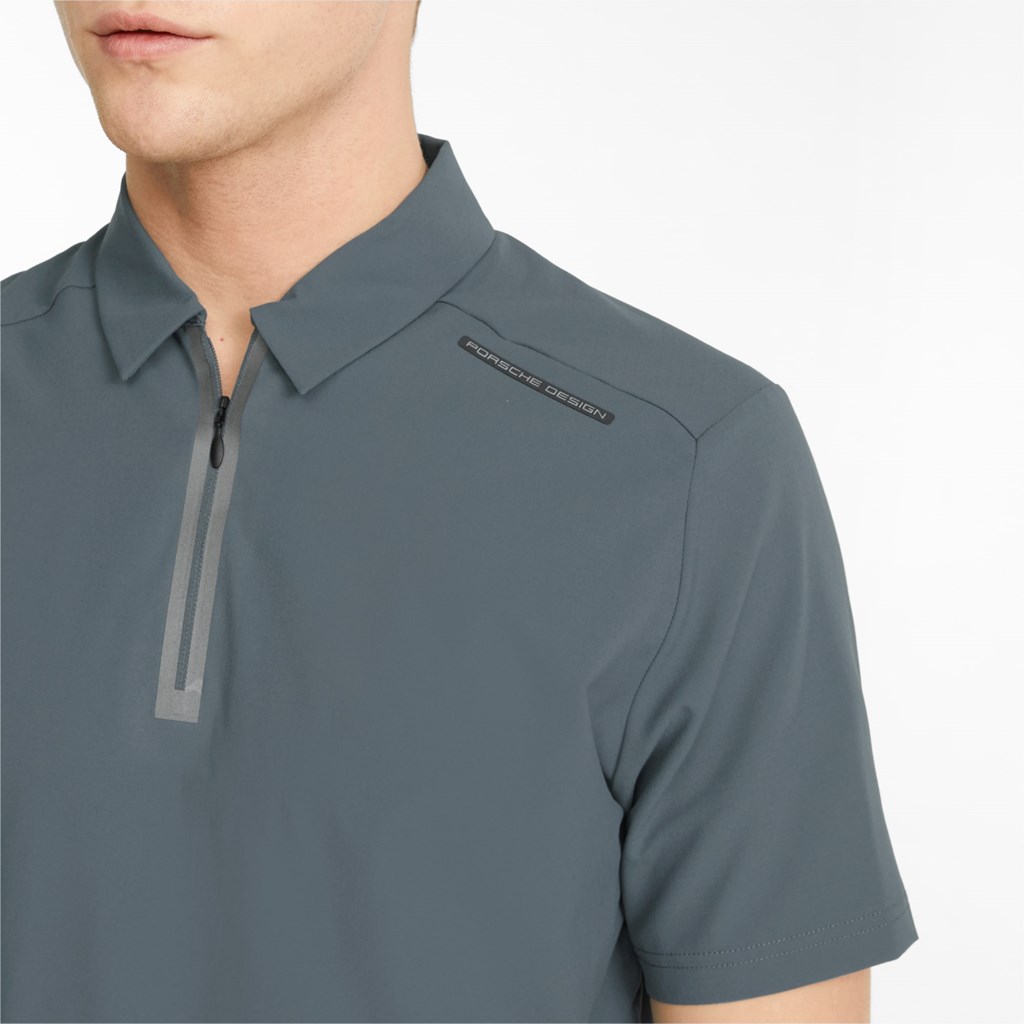 Puma Porsche Design MCS Active Polo Shirt Herre Mørke | 187049KAL