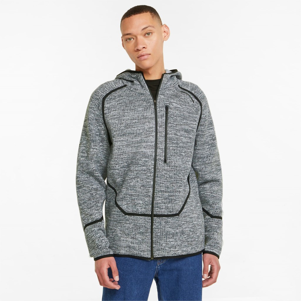 Puma Porsche Design MCS EVOKNIT Midlayer Herre Mørke | 172963KNY