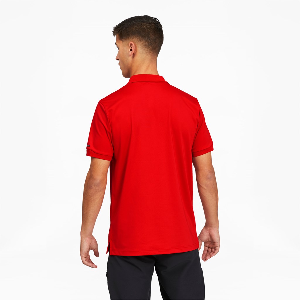 Puma Porsche Design Polo Shirt Herre Rød | 879135TWE