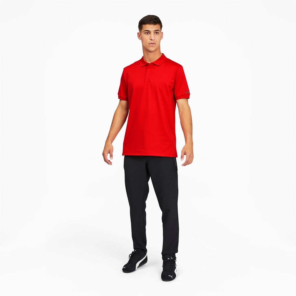 Puma Porsche Design Polo Shirt Herre Rød | 879135TWE