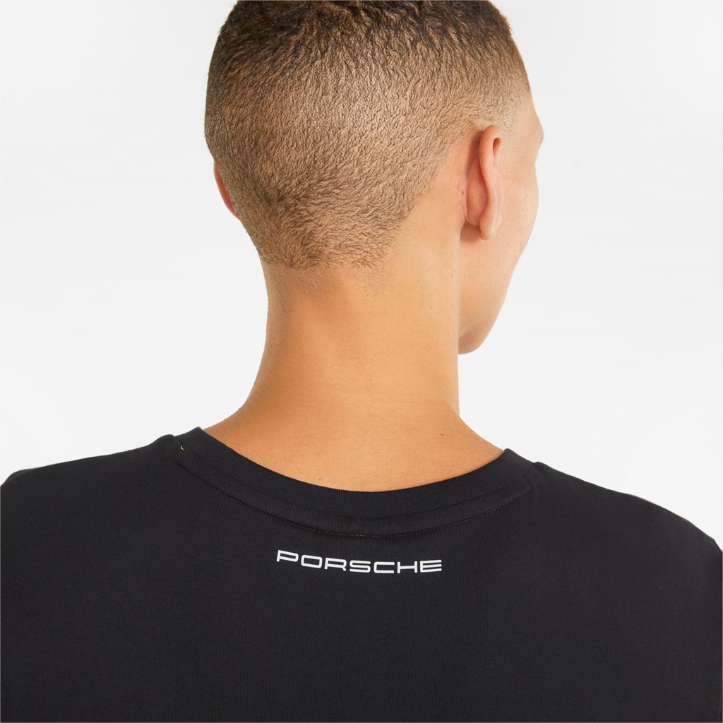 Puma Porsche Legacy Graphic Løbe T-shirt Herre Sort | 016372GAS