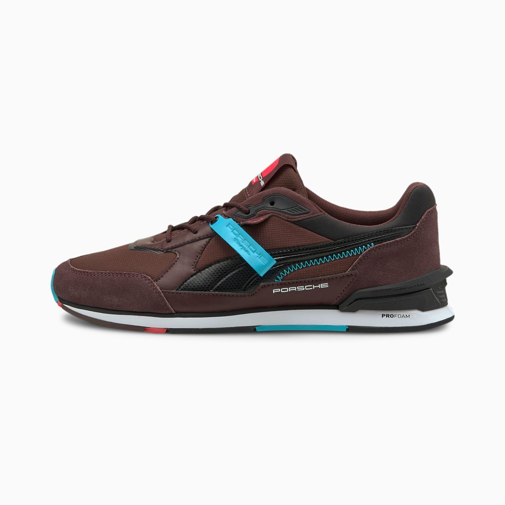 Puma Porsche Legacy Low Racer Racing Sko Herre Sort Hvide | 013587NAC