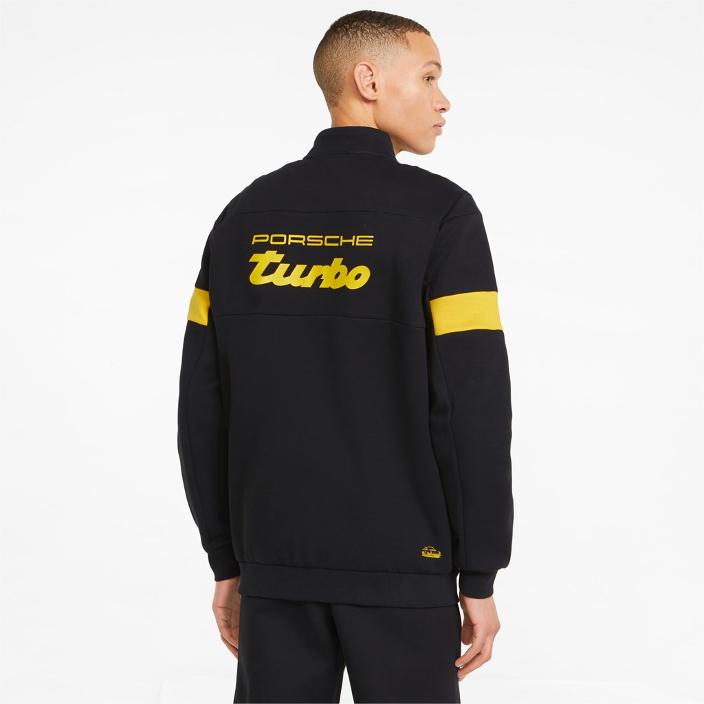 Puma Porsche Legacy SDS Sweat Jakke Herre Sort | 465283HXM