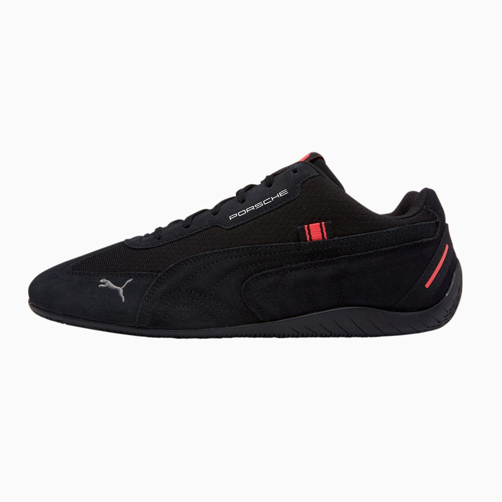 Puma Porsche Legacy Speedcat Racing Sko Dame Sort Sort Lyserød | 391648NBM