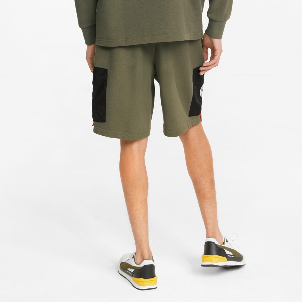 Puma Porsche Legacy Statement Shorts Herre Mørkegrøn | 761259OEZ