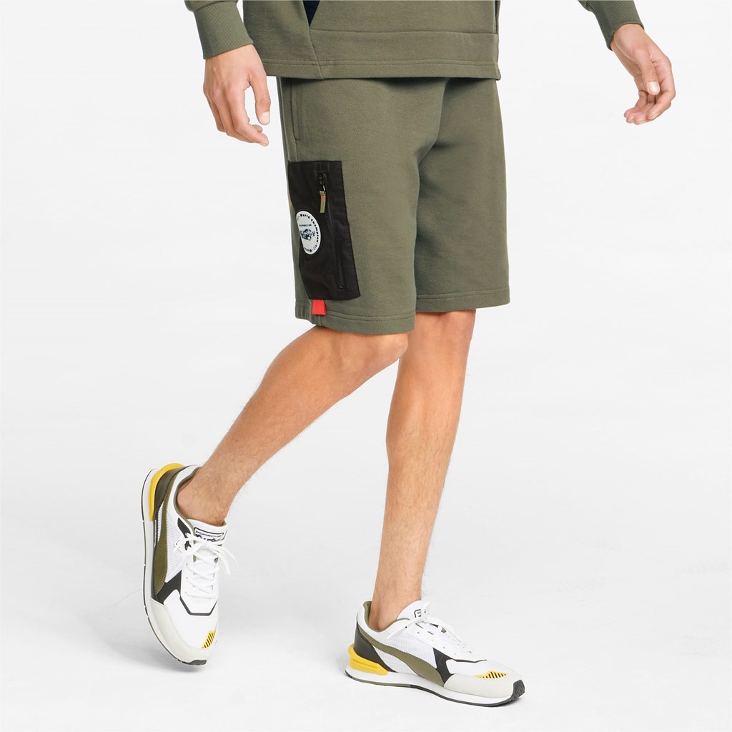 Puma Porsche Legacy Statement Shorts Herre Mørkegrøn | 761259OEZ