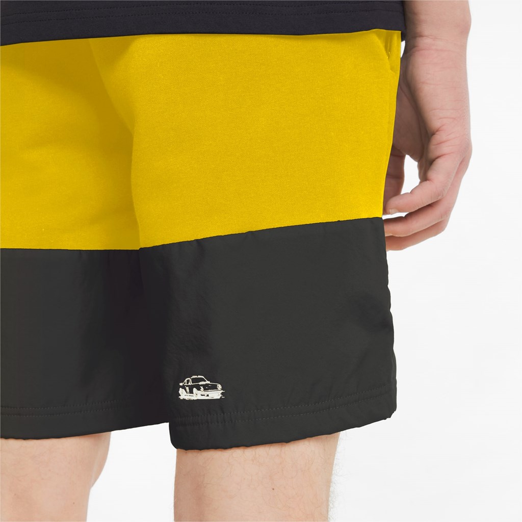 Puma Porsche Legacy Sweat Shorts Herre Citron | 164520ROL