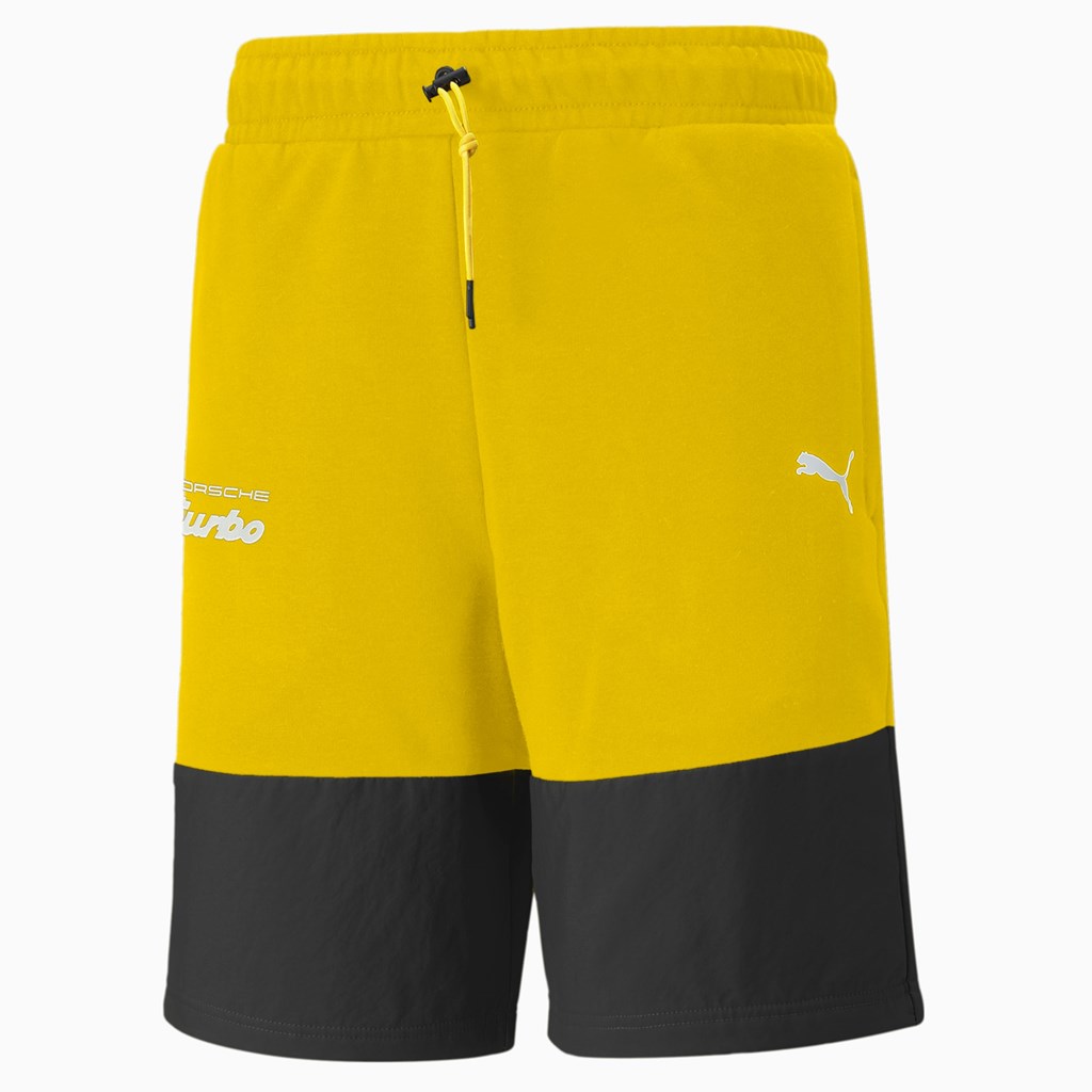 Puma Porsche Legacy Sweat Shorts Herre Citron | 164520ROL