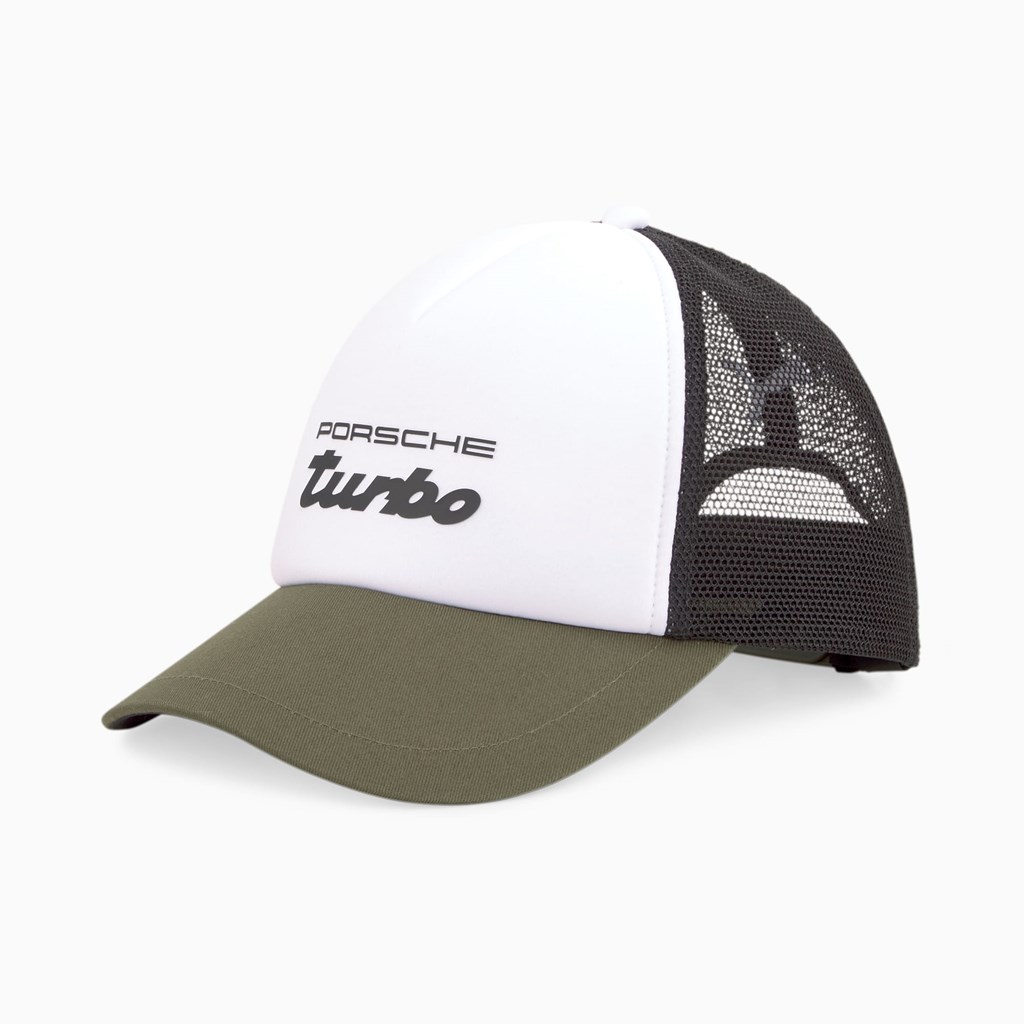 Puma Porsche Legacy Trucker Hat Herre Grøn | 102845EJH