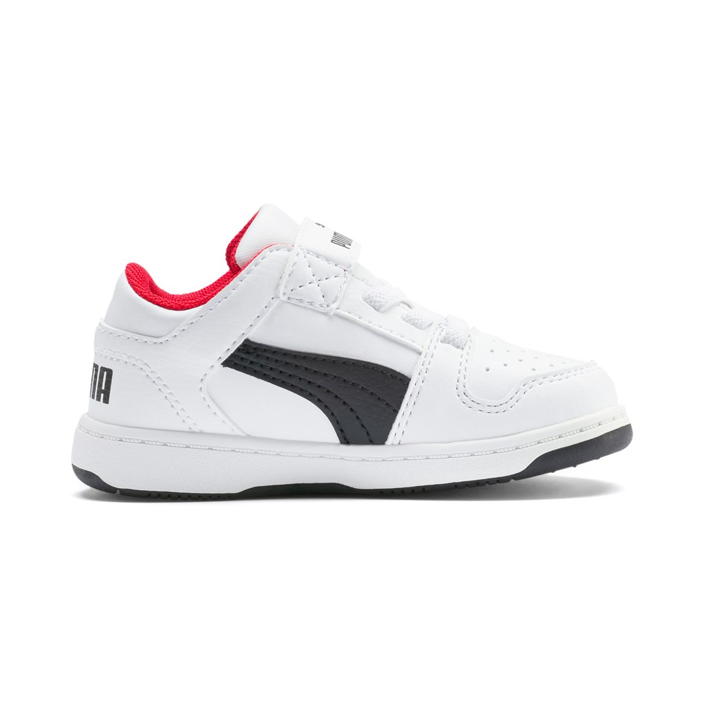 Puma Puma Rebound Layup Lo Toddler Sneakers Pige Hvide Sort Rød | 926431ZHX