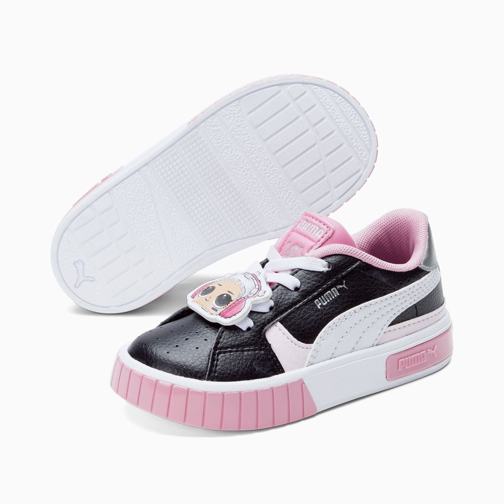 Puma Puma X L.O.L. Surprisecali Star Beats Toddler Sneakers Pige Sort Sølv | CX6473105