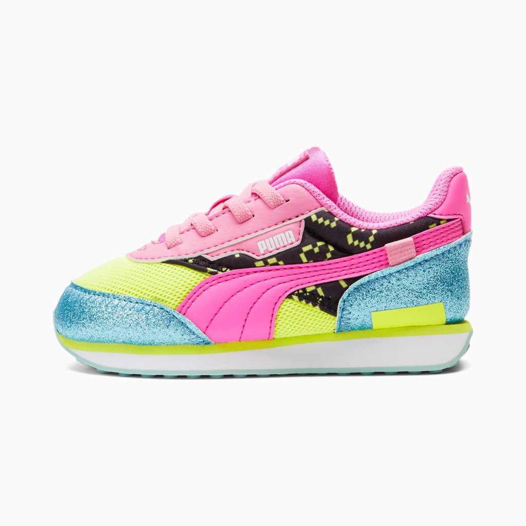 Puma Puma X L.O.L. Surprisefuture Rider Vrqt Toddler Sneakers Pige Blå Lyserød | 986410BFO