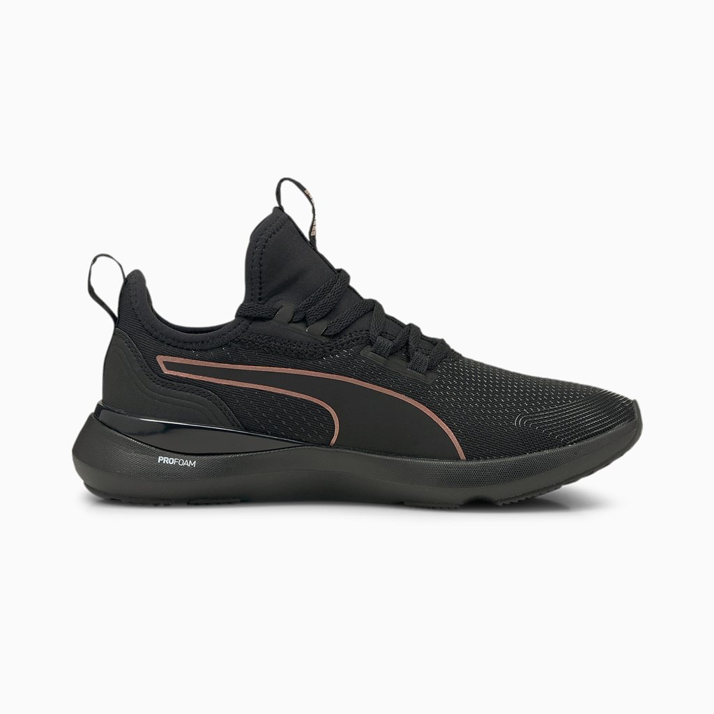 Puma Pure XT Moto Rose Træningssko Dame Sort Lyserød Guld | MO6105382