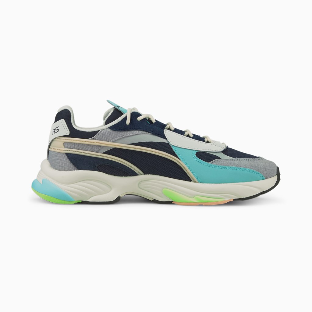 Puma RS-Connect Dust Sneakers Herre Blå | XN8490256