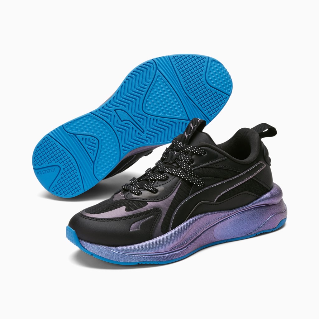 Puma RS-Curve Lightsense Sneakers Dame Sort | SG4182760