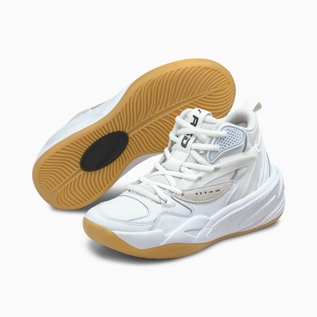 Puma RS-DREAMER 2 "The White Jointz" JR Basketball Sko Drenge Hvide Hvide | 046183KED