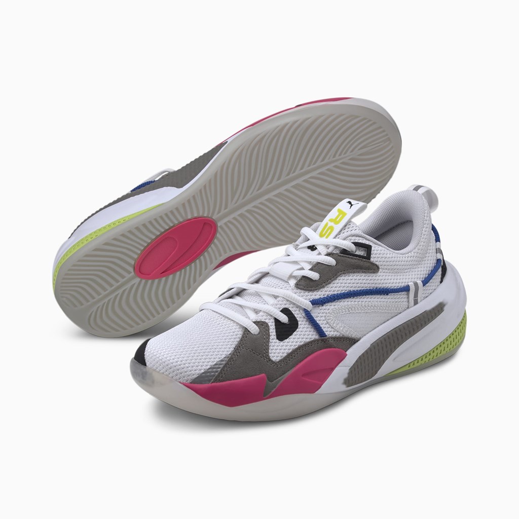 Puma RS-DREAMER Basketball Sko Dame Hvide Lilla | 485763LKD