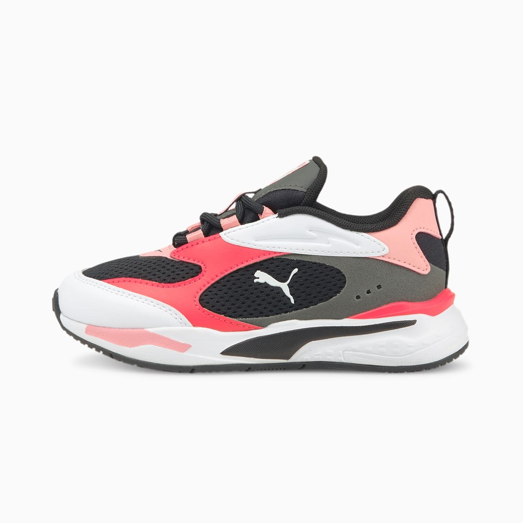 Puma RS-Fast Little Sneakers Drenge Sort Lyserød | 123478VNF