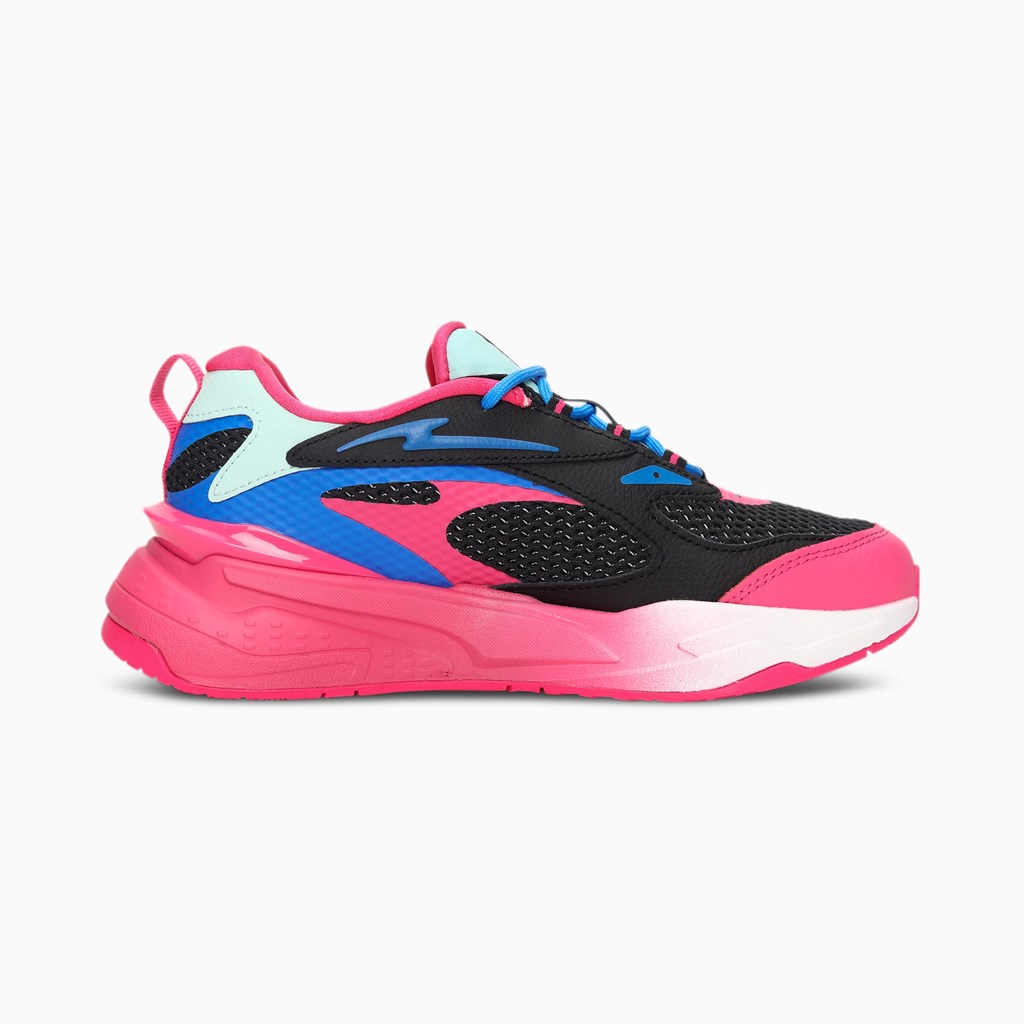 Puma RS-Fast Surveillance Sneakers Dame Sort Lilla | TW4391265